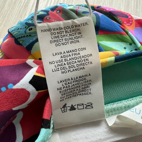 Bleu Rod Beattie Go For Bold Shirred Bikini Top Size 36 DD - Picture 6 of 7